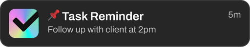 Task reminder